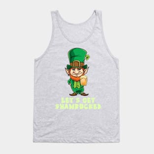 Let's Get Shamrocked Funny Shirt - Drinking Team Clover Tee Tank Top